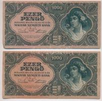 1945. 1000P (4x) sorszámkövetők (2+2) T:I-,II
