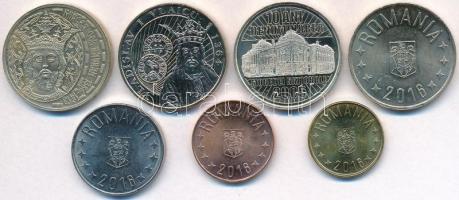 Románia 2011. 50b + 2014. 50b + 2015. 50b + 2016. 1b + 5b + 10b + 50b T:1,1-
Romania 2011. 50 Bani ...