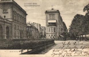 Budapest I. Lánchíd utcai corso. Divald Károly (fa)