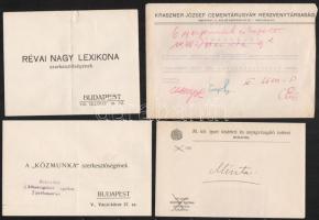 cca 1920-1940 20 db régi többségében intézményi, céges ...stb boríték