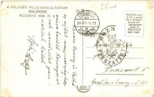 1938 Rozsnyó, Roznava; bevonulás, Tátra Bank, Parfüméria / entry of the Hungarian troops, bank, perf...