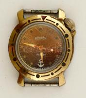 Orosz haditengerész katonai karóra. Automata szerkezettel, naptárral. Működő szerkezettel. / Russian military navy watch