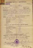 1924-1926 2db Érettségi Bizonyítvány a magyaróvári Kegyesrendi Reálgimnáziumból (1924, 1926)