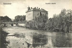 Kolozsvár, Cluj; Szamos részlet, villa, kiadja Lehota Anna / river, villa