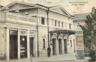Dés, Dej; Szolnok-Doboka-megyei Nemzeti színház, kiadja Goldstein Jakab / theatre (EK)