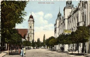 Szentes, Petőfi utca, Untermüller E. Könyv és Papírüzlete és saját kiadású lapja