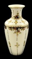 Zsolnay Sissy mintás porcelán váza, kézzel festett, jelzett, hibátlan, m: 16 cm