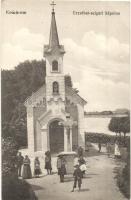 Komárom, Komárno; Erzsébet-szigeti kápolna, Czike Dénes kiadása / chapel on Elisabeth island (EK)