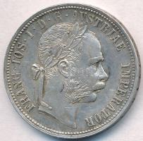 Ausztria 1889. 1Fl Ag "Ferenc József" T:1- Austria 1889. 1 Florin Ag "Franz Joseph" C:AU Krause KM#2222