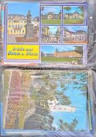 Kb. 440 db főleg MODERN külföldi városképes lap / Cca. 440 mostly modern European town-view postcards