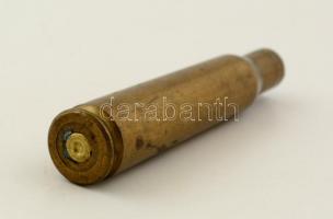 Réz töltényhüvely, h:10 cm