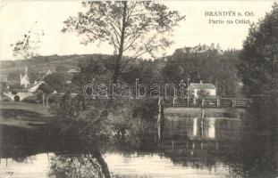 Brandys nad Orlicí, River, bridge (EK)