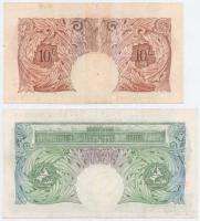 Nagy-Britannia 1949-1955. 10sh Szign.: P. S. Beale + 1955-1960. 1Ł Szign.: L. K. O'Brien T:V,II...