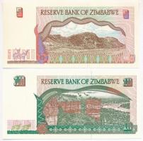 Zimbabwe 1997. 5$ + 10$ T:I
Zimbabwe 1997. 5 Dollars + 10 Dollars C:UNC