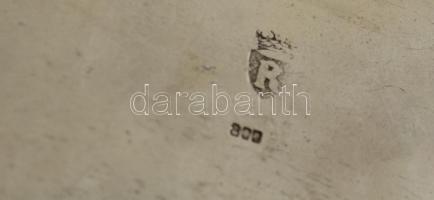 Ezüst(Ag) lámpagyújtogató, jelzett, 7,5x5,5x5 cm, nettó: 49,8 g