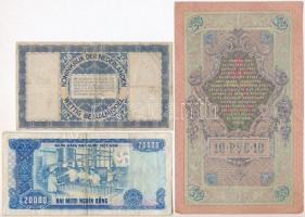 Vegyes: Hollandia 1938. 2 1/2G + Orosz Birodalom 1912-1917. (1909) 10R Szign.:Shipov + Vietnam 1991....