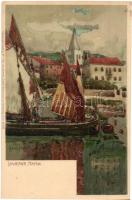 Lovran, Lovrana; Ottmar Zieher Künstlerpostkarte No. 1133. litho s: Raoul Frank