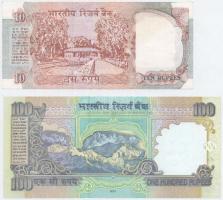 India 1992. 10R + 2010. 100R T:III,II
India 1992. 10 Rupees + 2010. 100 Rupees C:F,XF
