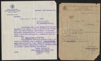 Vegyes okmány és papírrégiség tétel