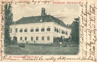 Sárköz, Livada; Báró Vécsey László kastélya, kiadja Hegedűs Gyula / castle (Rb)