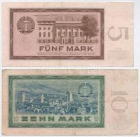 NDK 1964. 5M + 10M T:III
GDR 1964. 5 Mark + 10 Mark C:F