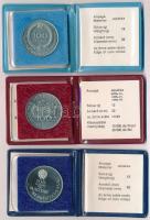 1983. 100Ft alpakka "Széchenyi István" + 1983. 100Ft alpakka "Czóbel Béla" + 198...