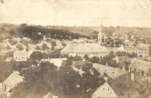 1913 Dunaszekcső, látkép, templom, photo (EK)