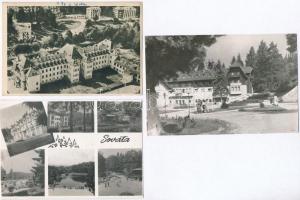 20 db MODERN európai, főleg román városképes képeslap, 2 másodpéldánnyal / 20 MODERN European, mostly Romanian townview postcards, 2 duplicates