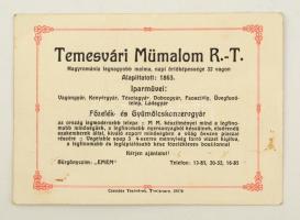 cca 1930 A Temesvári Műmalom Rt. reklámlapja