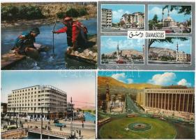 20 db MODERN városképes képeslap Szíriáról, főleg használatlan / 20 MODERN townview postcards of Syria, mostly unused