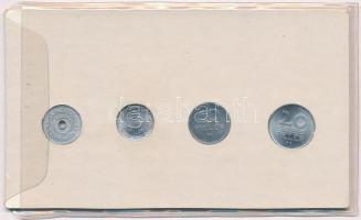 1959. 5f Al + 1961. 10f Al + 1963. 2f Al + 1965. 20f Al forgalmi sor kartonlapon T:1