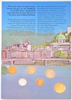 Ausztria 1997. 10gr-20Sch (6xklf) forgalmi sor kartonlapon, német nyelvű leírással T:1
Austria 1997...