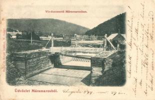 1899 Máramaros, Vízduzzasztó; Mayer és Berger kiadása / dam (EB)