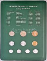 1983-1984. 2f-20Ft 10xklf db, "Coin Sets of All Nations" forgalmi szett felbélyegzett kart...