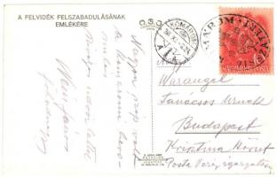 1938 Komárom, Komárno; bevonulás / entry of the Hungarian troops, 'Komárom visszatért' So....