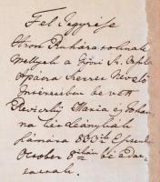 1833 A Győri Szent Orsolya Rend által két lány számára bevett ruhák, textilneműk jegyzéke