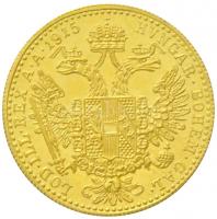 Ausztria 1915. Dukát Au "Ferenc József" utánveret (3,49g/0.986) T:1- Austria 1915. Ducat A...