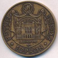 1992. "200 éves a soproni magyar nyelvű színjátszás / Petőfi Színház Sopron" Br emlékérem ...