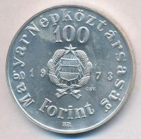 1973. 100Ft Ag "Petőfi Sándor" T:BU ujjlenyomat
Adamo EM42