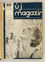 1937 Új magazin. Szerk.: Tiszay Andor. 37 évfolyam, 7 szám (3.,10-15 számok). Átkötött félvászon kötés, erotikus magazin a 30-as évekből. Jó állapotban.