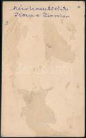 cca 1863 Kézdiszentléleki Kozma Zsombor vizitkártya méretű, feliratozott fotója, 10,5x6 cm