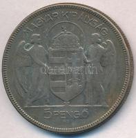 1930. 5P Ag "Horthy jobbra" T:3
Adamo P8