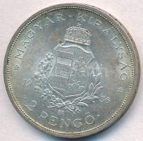 1936. 2P Ag "Liszt Ferenc" T:1-,2 patina
Adamo P7.3