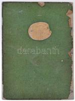 Pátzay Pál (1896-1979) DN. "Mathias Rex Hungaria" préselt réz plakett márványlapon, hátold...