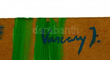 Vaszary jelzéssel: Fekvő akt. Vegyes technika, karton, kis hibával,  34×51 cm