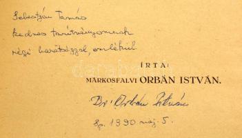 Orbán István: Marosvásárhely földrajza. Sárospatak, 1943, Kisfaludy László. A szerző által dedikált ...