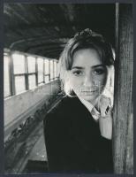 cca 1978 Vencsellei Valéria: Az utolsó út, 3 db feliratozott vintage fotóművészeti alkotás, 24x18 cm