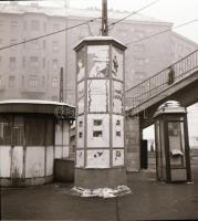 1971 Budapest, Moszkva téri részlet, 3 db szabadon felhasználható vintage negatív, 6x6 cm