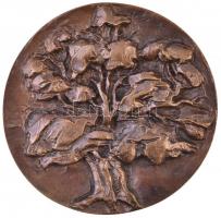 Martsa István (1899-1986) 1964. "Bábolnai Állami Gazdaság" egyoldalas Br plakett (334g/~86...