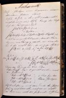 1871-1872 Schuller Alajos (1845-1920) kísérleti fizikus jegyzetei a Heidelbergi Egyetemen töltött id...